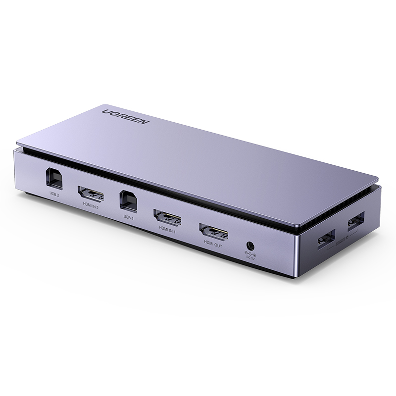 HDMI 2*1 KVM Multi Switcher With Splitscreen Function