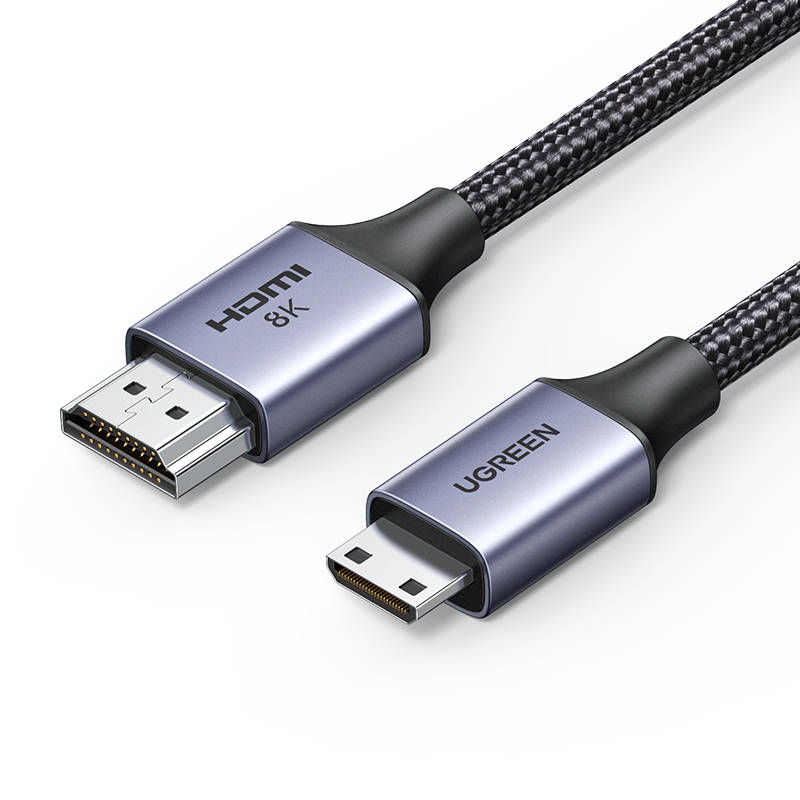 Mini HDMI Male To HDMI Male 8k Cable
