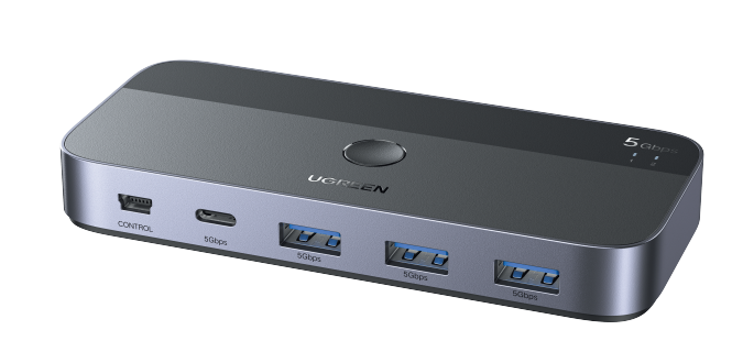 محول مشاركة USB 3.0 2 في 4 مخرج